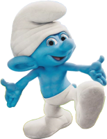a cute smurf